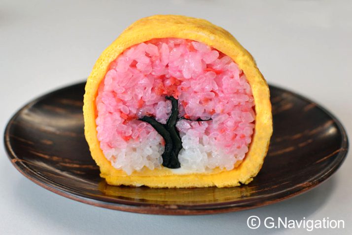絵巻寿司検定協会認定レシピ　#10「桜の木」