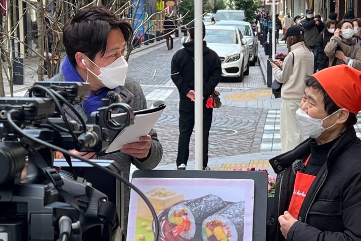 【2月1日】J：COM『LIVEニュース』にて絵巻き寿司をご紹介いただきました